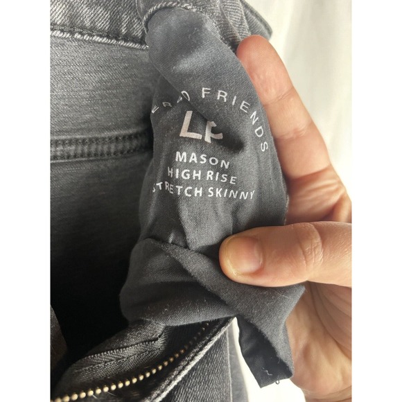 Revolve Lovers And Friends Black Mason High Rise Skinny 31 - Picture 6 of 10